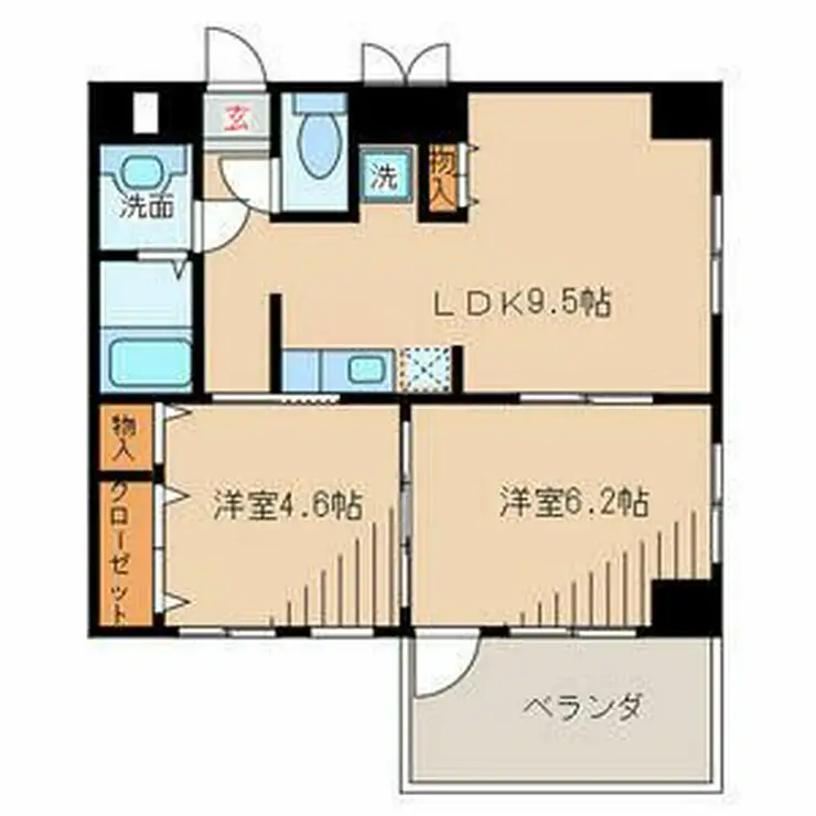 CasadelAkehama 4階階 間取り