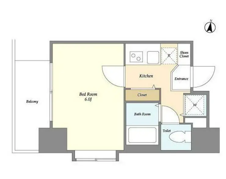 アクシーズタワー川口幸町II 5階階 間取り