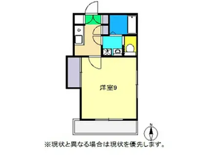 フラワーハウス(1K/1階)の間取り写真