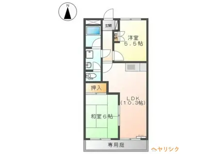 リバーサイドNK(2LDK/2階)の間取り写真