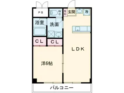 コンソラ(1LDK/2階)の間取り写真