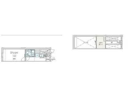マリスタ北池袋(1K/1階)の間取り写真