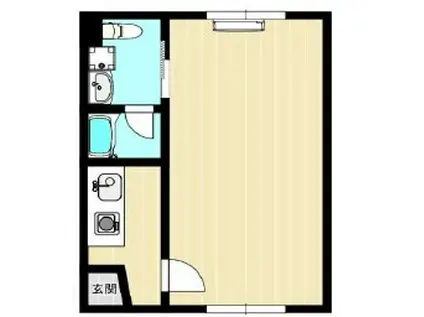 スカイステージ南千住(1K/4階)の間取り写真