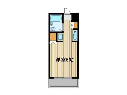 スカイコート新宿落合第4(ワンルーム/1階)の間取り写真