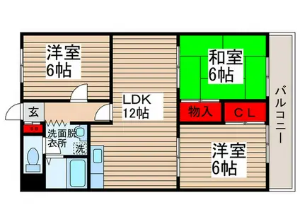 リアライズ新松戸(3LDK/3階)の間取り写真