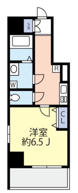 グランヴァン住吉駅前(1K/10階)の間取り写真