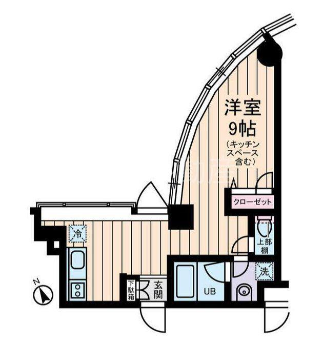 プリマヴェーラ問屋町(1K/7階)の間取り写真