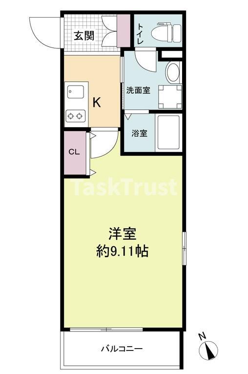 LIVE CASA千林大宮(1K/3階)の間取り写真