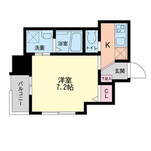 セレニテ本町グランデ(1K/6階)の間取り写真