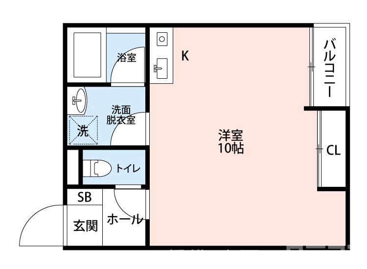 HY-PLACE石津(ワンルーム/3階)の間取り写真