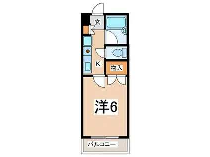 カーサ鎌倉(1K/2階)の間取り写真