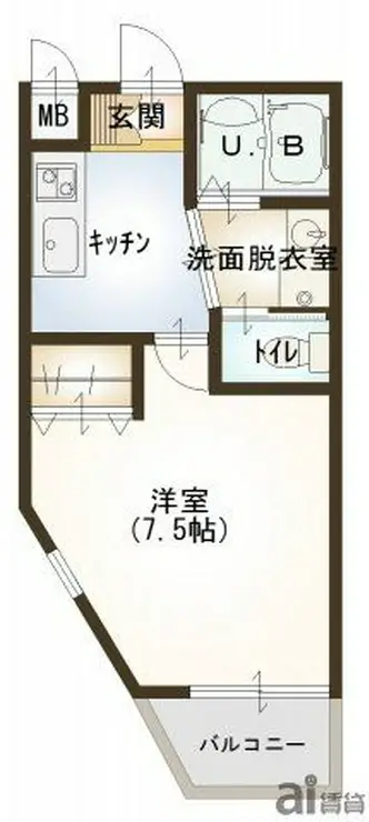 ルージェ ヴィラ 1階階 間取り