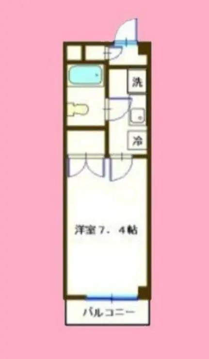 ナルセ33ハイム 3階階 間取り