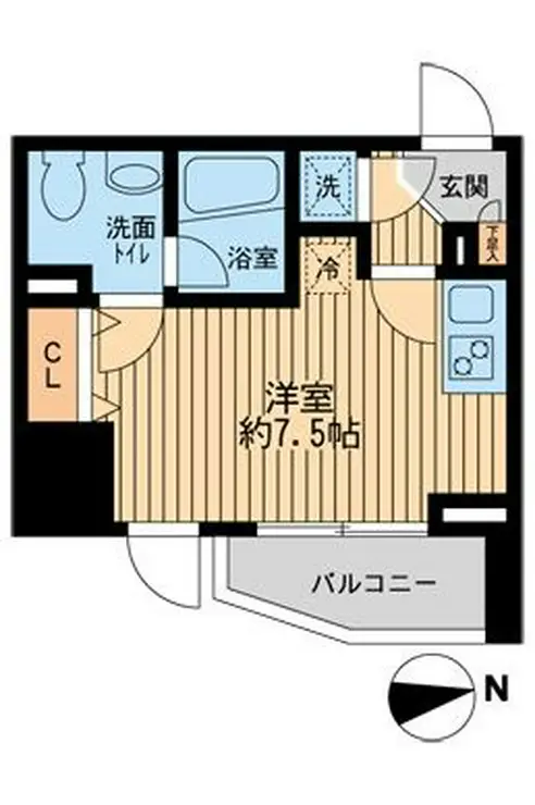 ライブコート草加 5階階 間取り