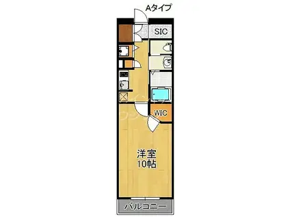 PHOENIX VILLA りんくう(1K/5階)の間取り写真