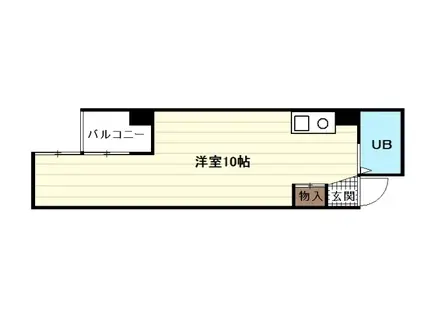 NEPHEL榎町(ワンルーム/9階)の間取り写真