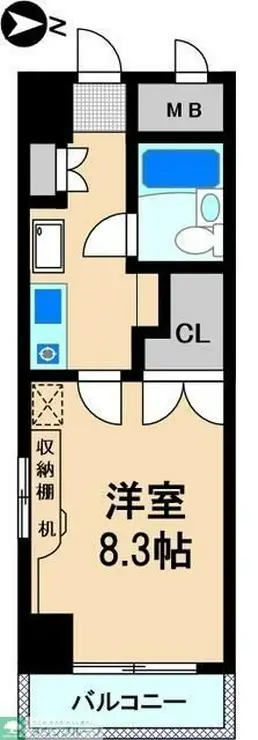 オーベル川崎 2階階 間取り