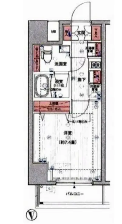 プレール・ドゥーク木場駅前 12階階 間取り