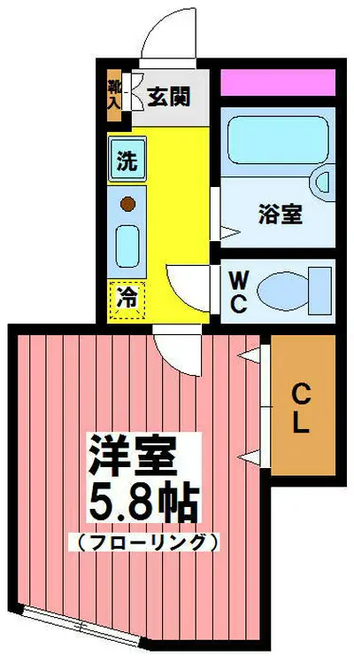 アネックススギモト 1階階 間取り