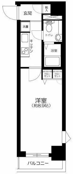 ステージグランデ日本橋 9階階 間取り