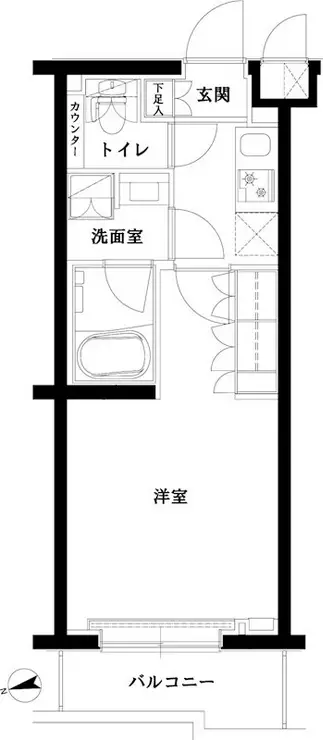 ルーブル高島平弐番館 2階階 間取り