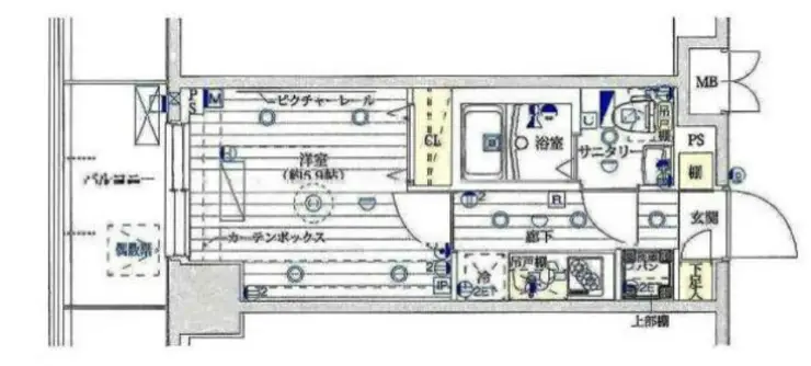 ル・リオン大塚 5階階 間取り