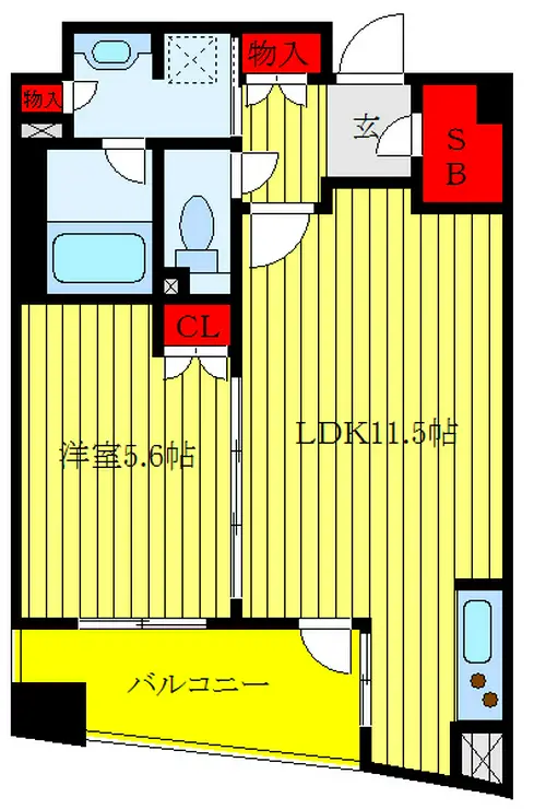 KDX川口幸町レジデンス 7階階 間取り