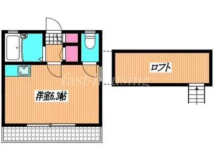 田無フォーエイト(ワンルーム/1階)の間取り写真