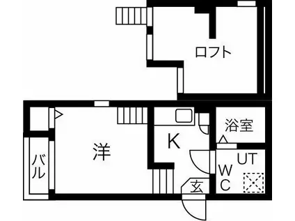 シャルマンメゾン(1K/1階)の間取り写真