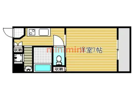 カーサ・ロイヤル吹田1番館(1K/7階)の間取り写真