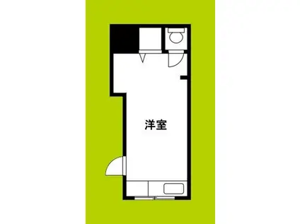 キー・トゥック・サー・キドグチ(ワンルーム/1階)の間取り写真