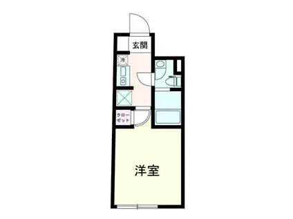 THE14 ITABASHI(1K/5階)の間取り写真