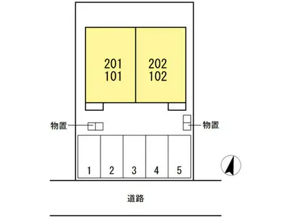 アメージング金色(1LDK/2階)の間取り写真