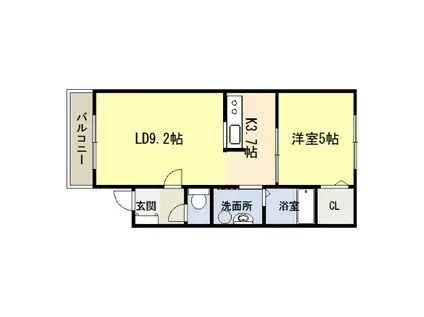 ラパーチェ813(1LDK/1階)の間取り写真