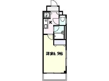 メゾン・ド・ブラン(1K/3階)の間取り写真