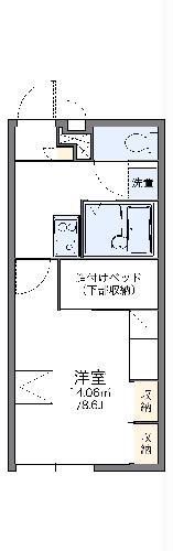 レオパレス華(1K/2階)の間取り写真