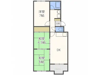  EBA元町 I (3LDK/4階)の間取り写真