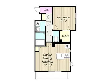 ARIETTA(1LDK/3階)の間取り写真