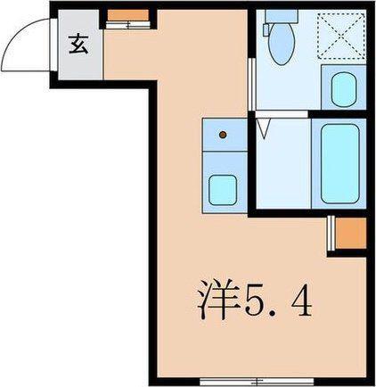 HJ PLACE SANGEN-JAYA(ワンルーム/3階)の間取り写真
