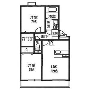 RIVIERE(2LDK/3階)の間取り写真