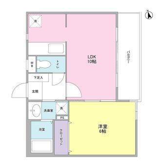 RUELLE神宮前 リュエル神宮前(1LDK/3階)の間取り写真