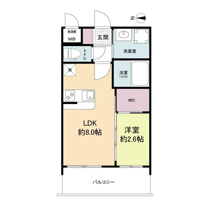 セレニテ新大阪ミラク壱番館(1LDK/10階)の間取り写真