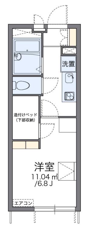 OGIKUBOST3(1K/2階)の間取り写真