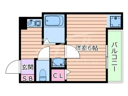 メゾンド・ルミエール(1K/3階)の間取り写真