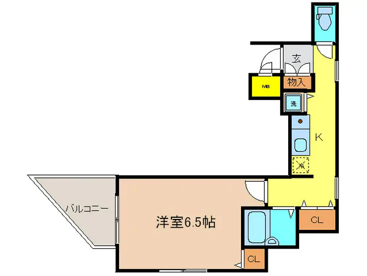 メインステージ東神田 8階階 間取り