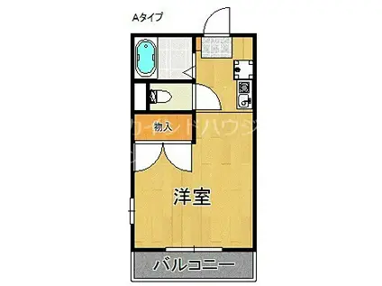 レオパレス上之郷(1K/2階)の間取り写真