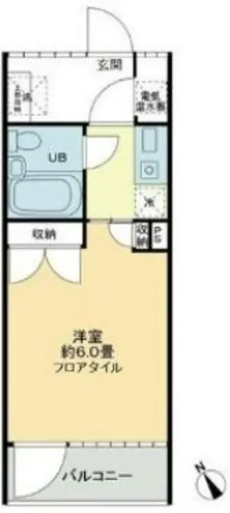 ハウス・エプタ 5階階 間取り