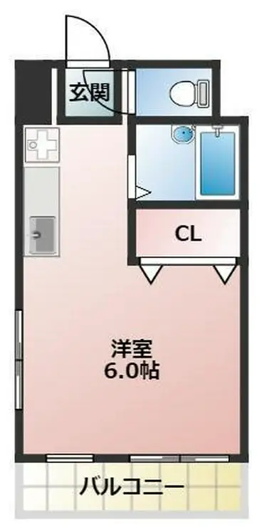 ステラ東門前 1階階 間取り
