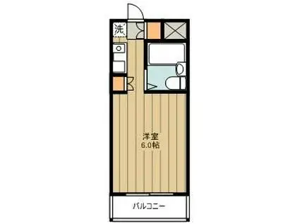 パル京南17(ワンルーム/1階)の間取り写真