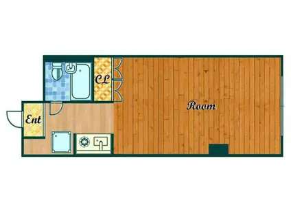 ロマネスク六甲第2(ワンルーム/1階)の間取り写真